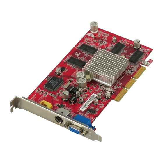 Radeon 9200 Series User Manual