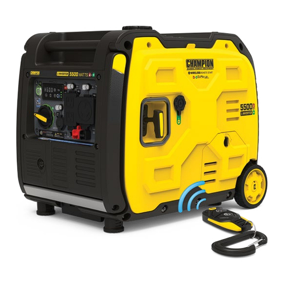 Champion Global Power Equipment 201408 Quick Start Manual