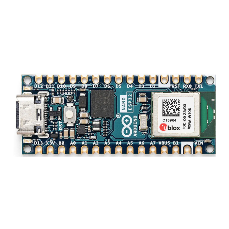 Arduino Nano ESP32 Manual