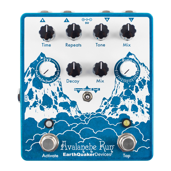 EarthQuaker Devices Avalanche Run Manuals