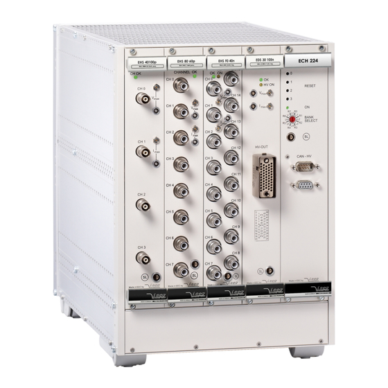 iseg ECH 224 Technical Documentation Manual