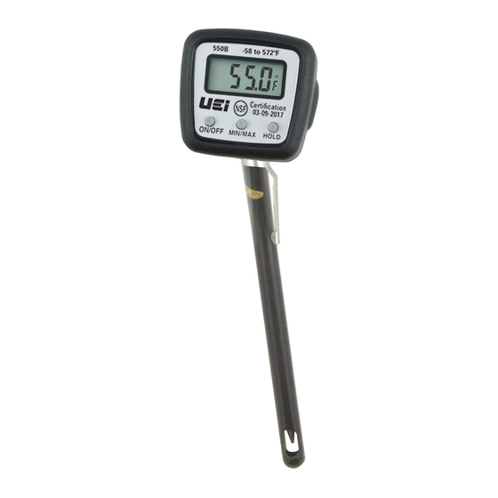 UEi 550B Quick Manual