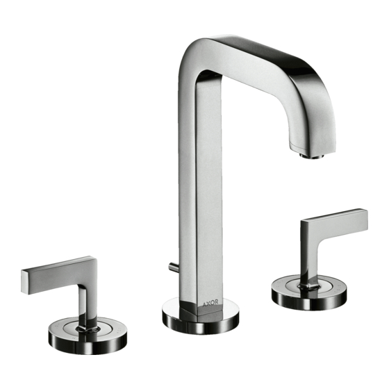 Hans Grohe Axor Citterio 39135000 Instructions For Use/Assembly Instructions