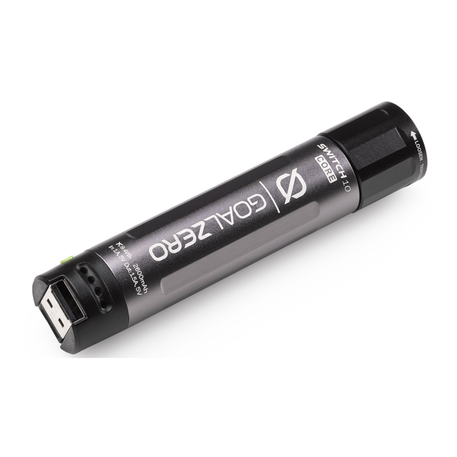 Goal Zero Switch 10 Core - Power Bank Manual