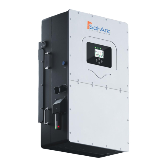 sol-ark 30K-3P-208V Manuals