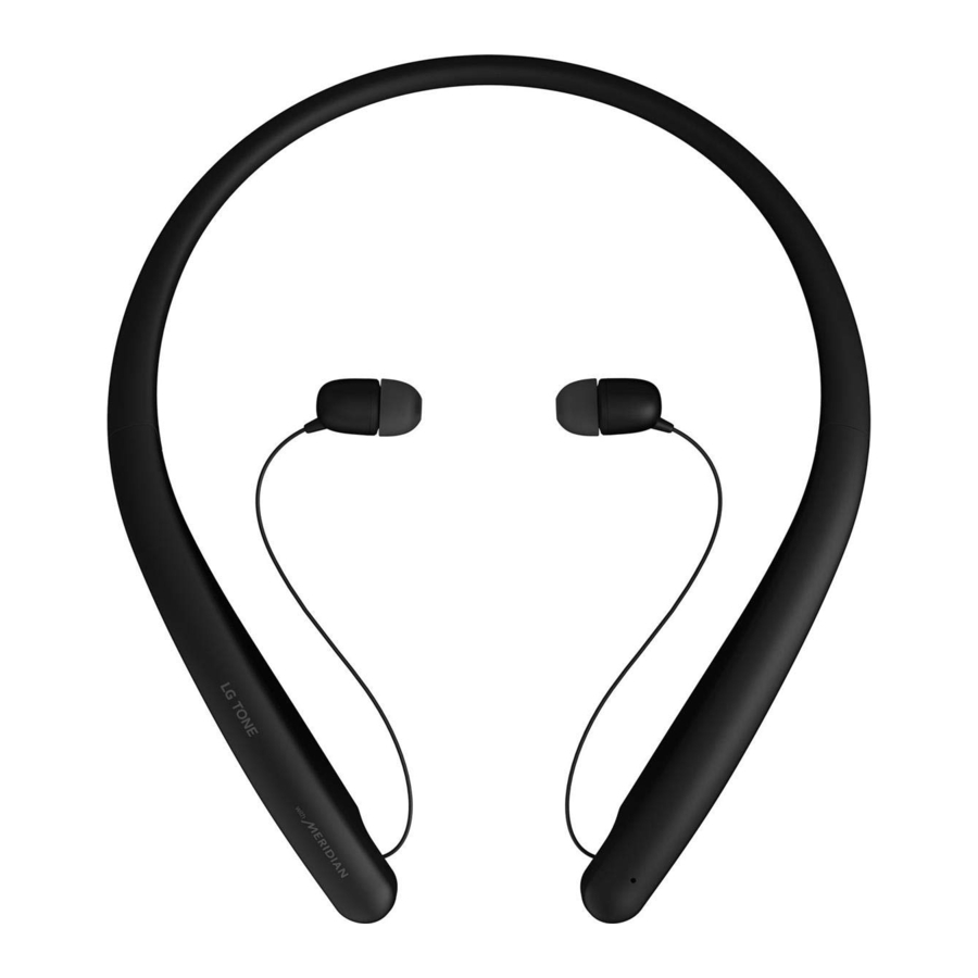 LG TONE Style HBS-SL5 Manual