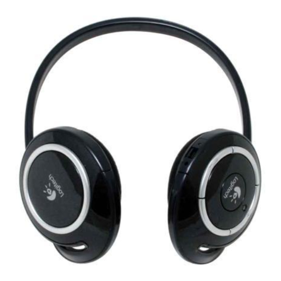 Logitech 980415-0403 - Wireless Headphones For MP3 Quick Start Manual