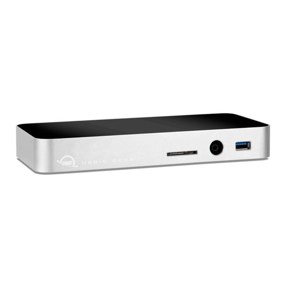 OWC USB-C DOCK User Manual
