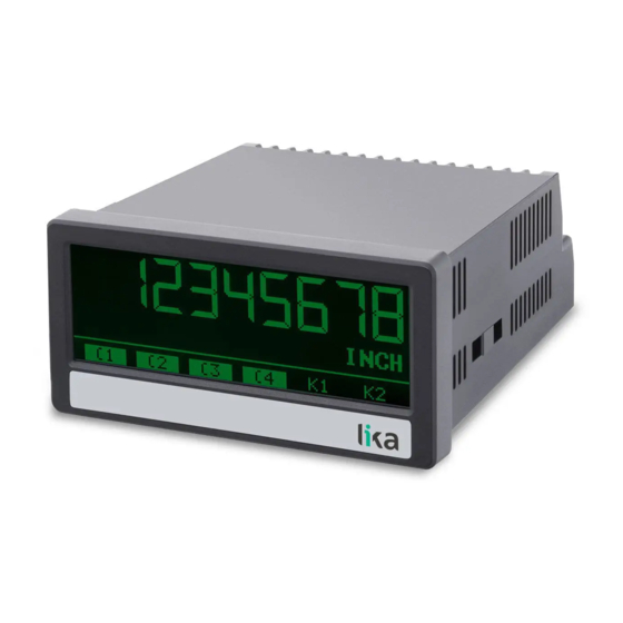 Lika LD210 User Manual