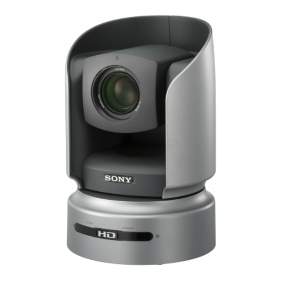Sony HD 3CCD COLOR BRC-H700 Operating Instructions Manual