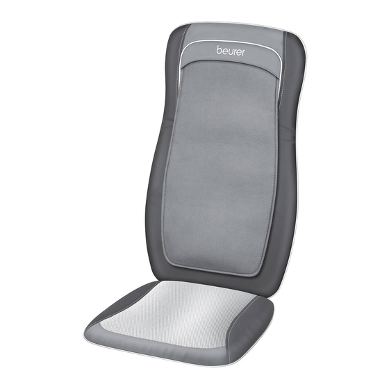 Beurer MG 215 Instructions For Use Manual