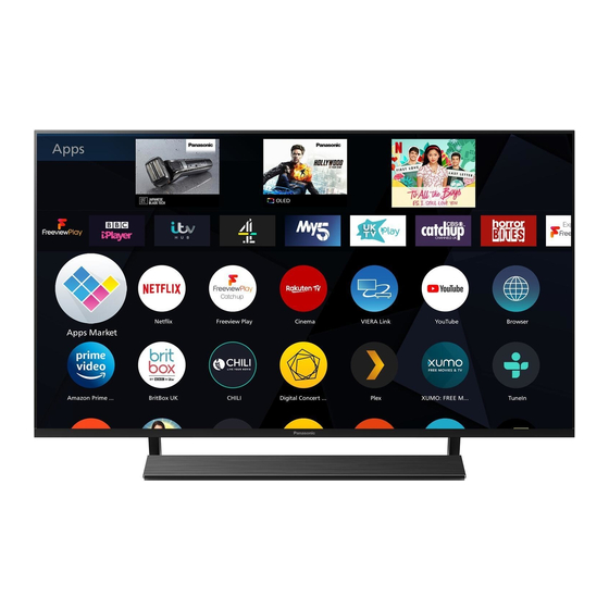 Panasonic TX-58HX800B Installation Instructions Manual