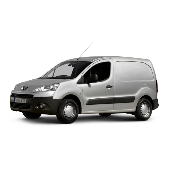 PEUGEOT PARTNER User Manual