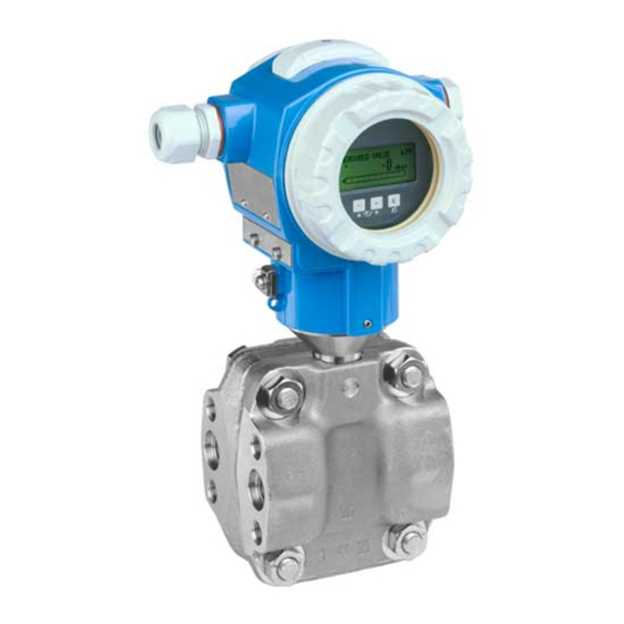 Endress+Hauser Deltabar S PMD70 Brief Operating Instructions