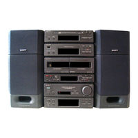 Sony MHC-3600 - Hi Fi Bookshelf System Operating Instructions Manual