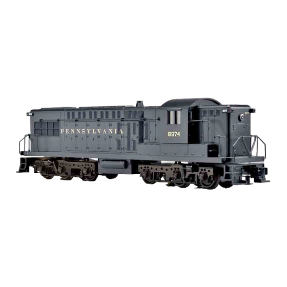 MTHTrains RAIL KING BALDWIN AS616 DIESEL ENGINE Operator's Manual