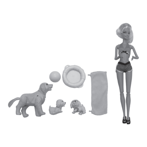 Mattel Barbie Puppy Swim School Instructions