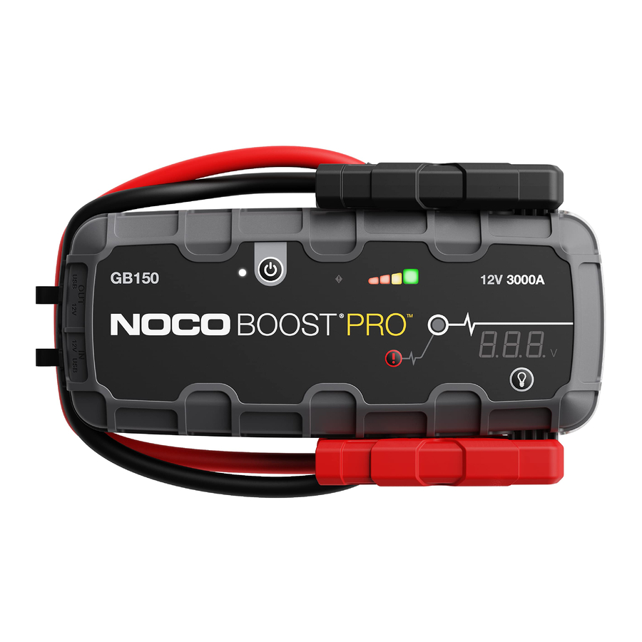 NOCO Boost Pro GB150 - 3,000 Amp UltraSafe Lithium Jump Starter Manual