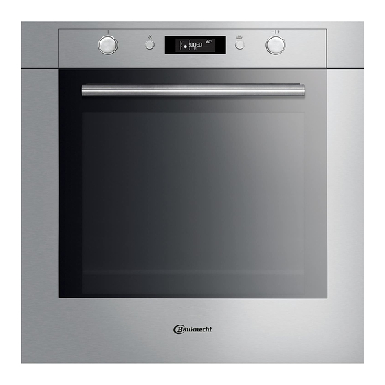 Bauknecht BLPE 8200 User And Maintenance Manual