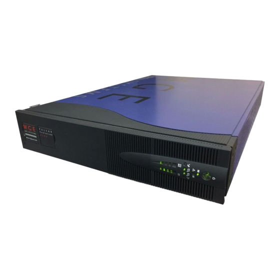 MGE UPS Systems Pulsar Evolution 2200 Installation And User Manual