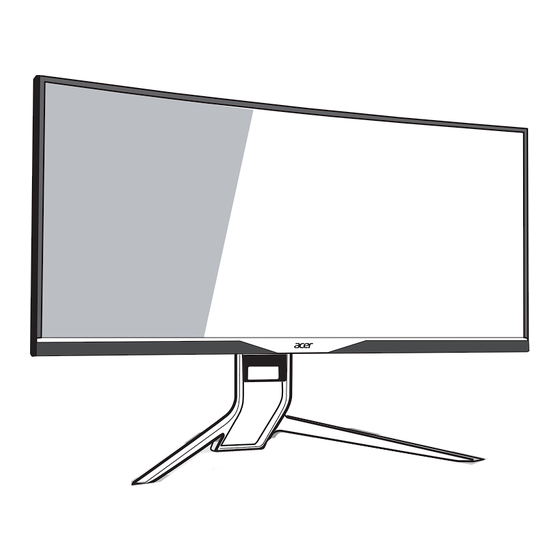 Acer XR341CK Quick Manual