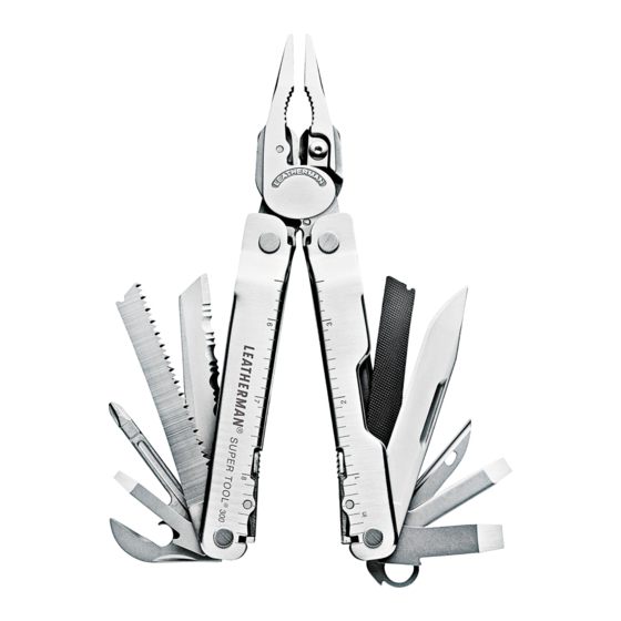Leatherman Super Tool 300 User Manual