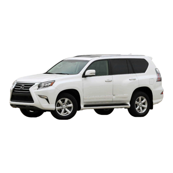 Lexus GX 460 2018 Personalized Settings
