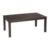 Allen + Roth RECTANGULAR TABLE 1121 Manual