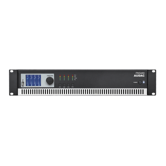 AUDAC WaveDynamics ANI Series Quick Start Manual