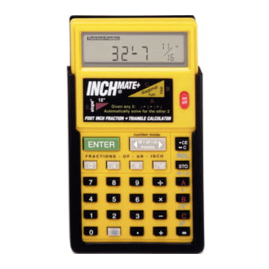 Sonin InchMate + DT110 Reference Manual