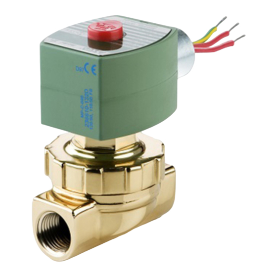 Asco 8210 Series Installation & Maintenance Instructions
