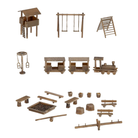 Faller ADVENTURE PLAYGROUND Instructions
