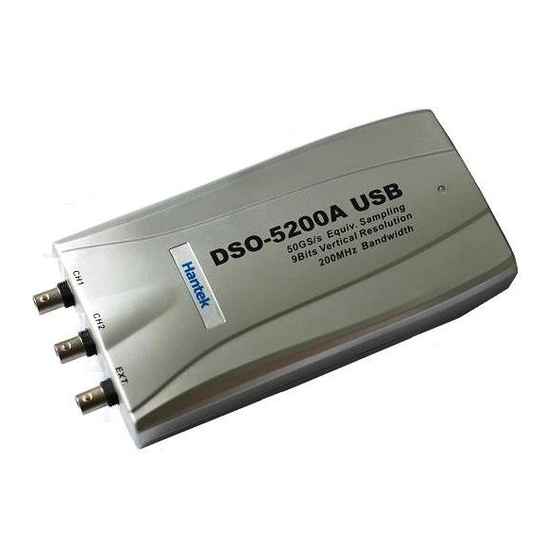 Hantek DSO-5200A User Manual