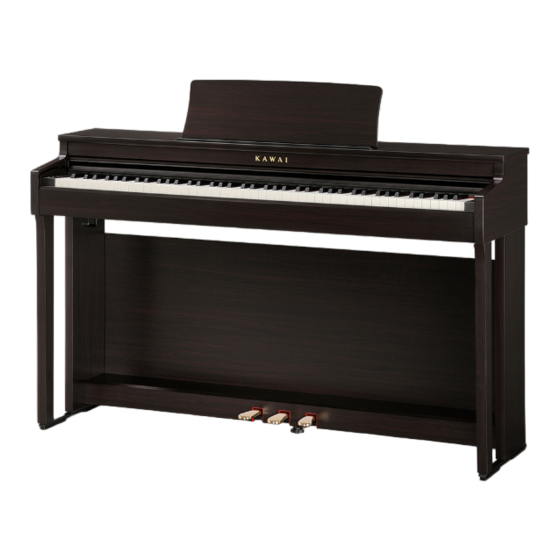 Kawai CN201 Setting Manual