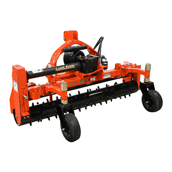 Land Pride PR1060 Operator's Manual