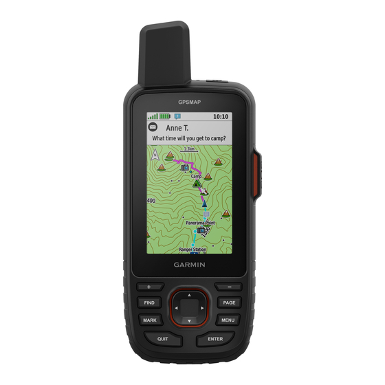 Garmin GPSMAP 67i Quick Start Manual