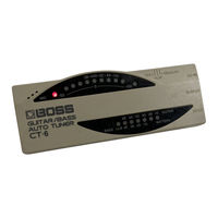 Boss CT-6 Owner's Manual