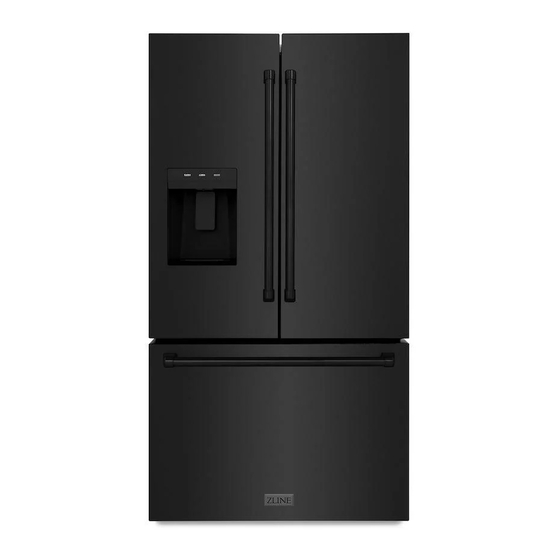 Zline RSM-W Series Manuals