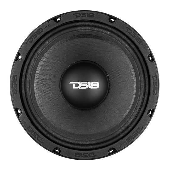 DS18 PRO-FU10.4 Owner's Manual