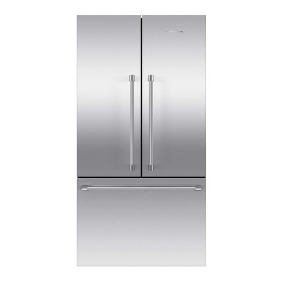Fisher & Paykel RF201A Installation Instructions And User Manual