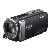 Sony HDR-CX210 Operating Manual