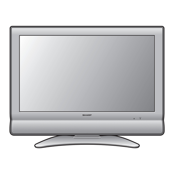 Sharp Aquos LC 37SH20U Operation Manual