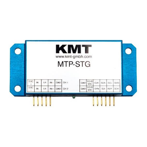 KMT MTP-STG-V3 User Manual