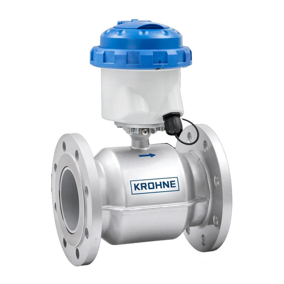 KROHNE WATERFLUX 3070 Quick Start Manual