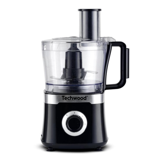 User Manuals: TECHWOOD TRO-6856 Food Processor