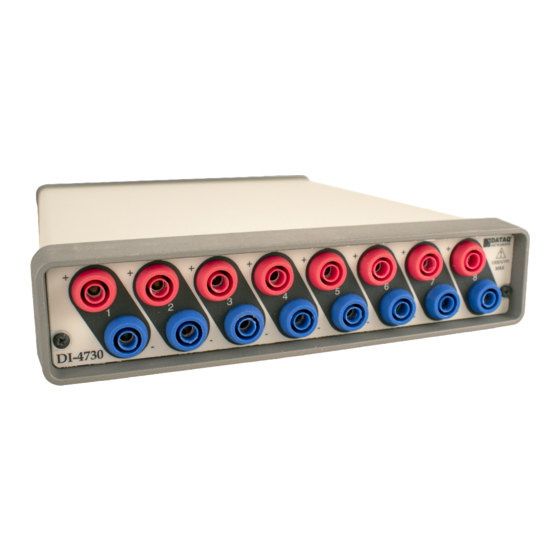 Dataq DI-4730 User Manual