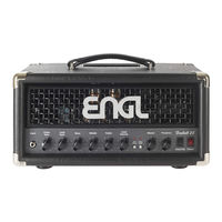 Engl Fireball 25 Operator's Manual