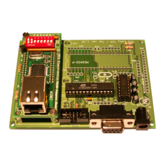 MCS ELECTRONICS Easy-TCP/IP Manuals