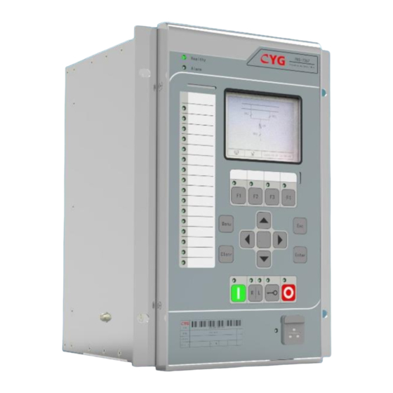 CYG PRS-7367 Protection Control Unit Manuals