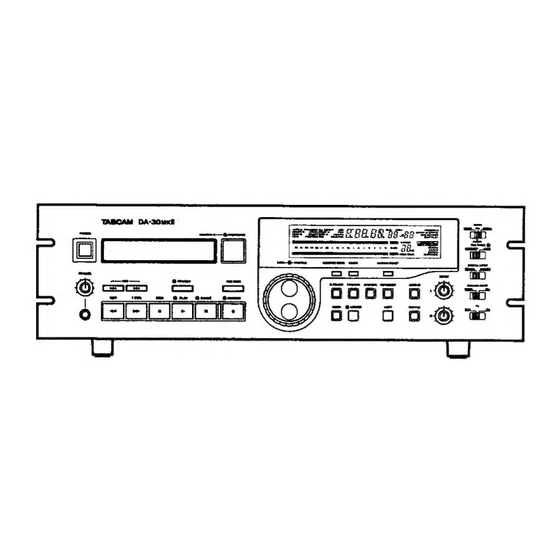 Teac Tascam DA-30MKII Service Manual